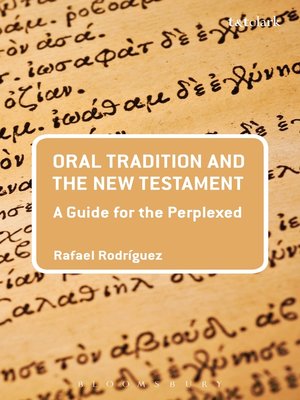 cover image of Oral Tradition and the New Testament